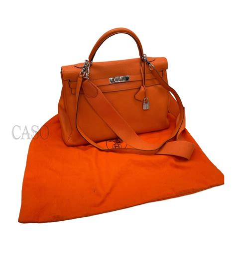 hermes pelle arancione